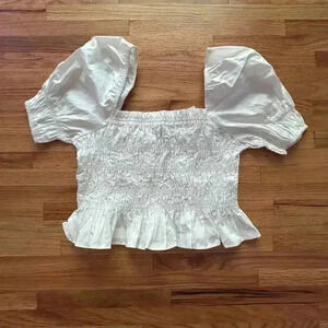 Forever 21 smocked floral